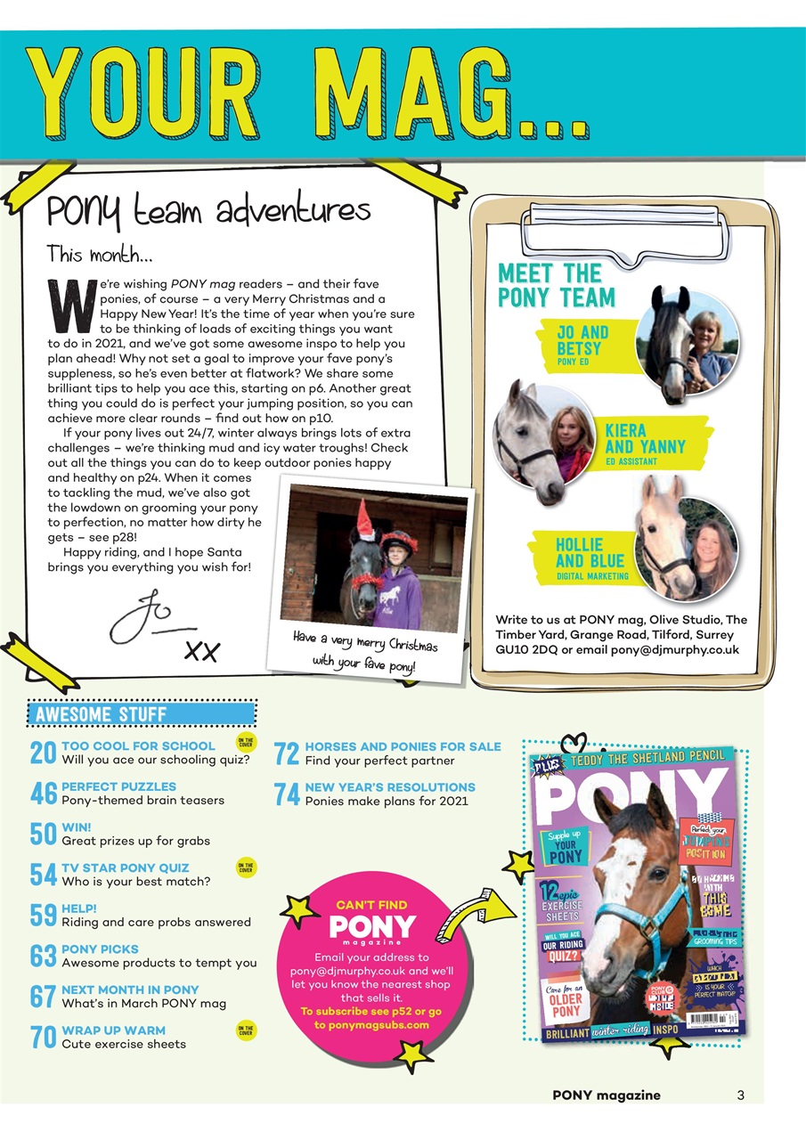 Pony Magazine Preview Pages