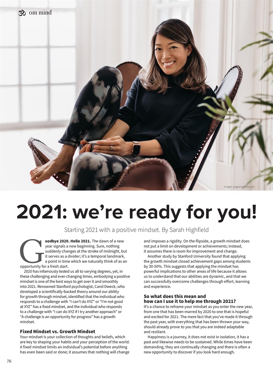 OM Yoga Magazine Preview Pages