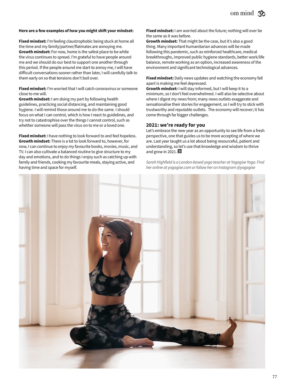 OM Yoga Magazine Preview Pages