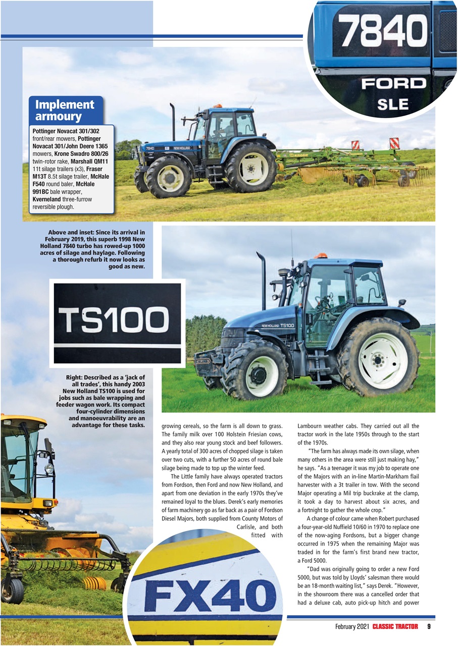 Classic Tractor Preview Pages