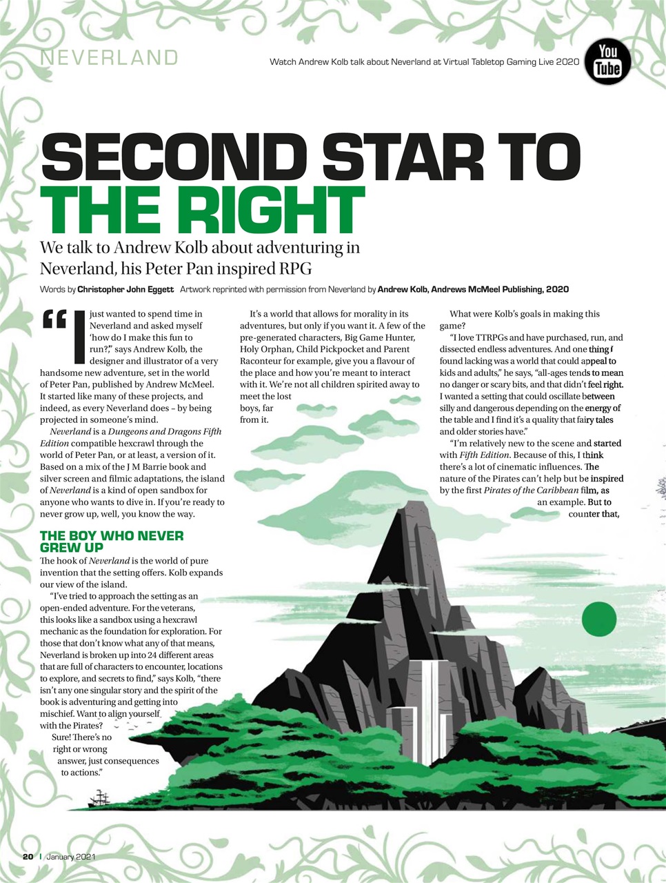 Tabletop Gaming Preview Pages