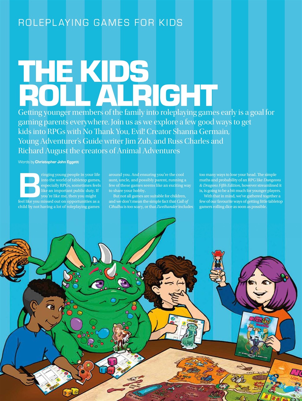 Tabletop Gaming Preview Pages