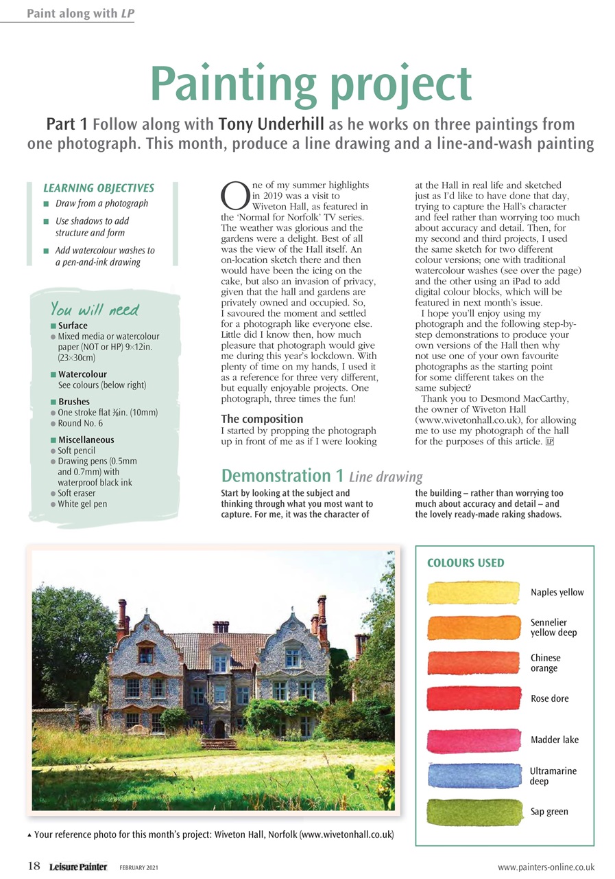 Leisure Painter & The Artist Preview Pages