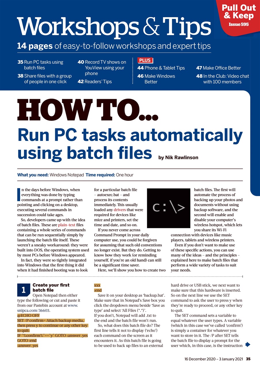 Computer Active Preview Pages