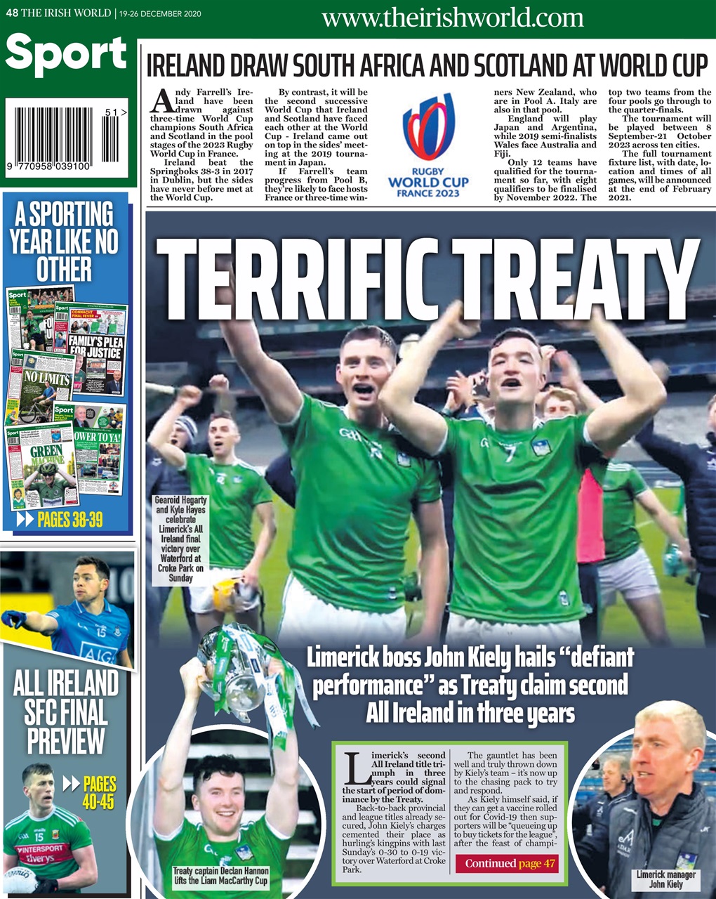 Irish World Preview Pages