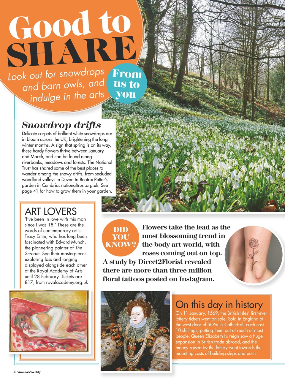 Woman's Weekly Preview Pages