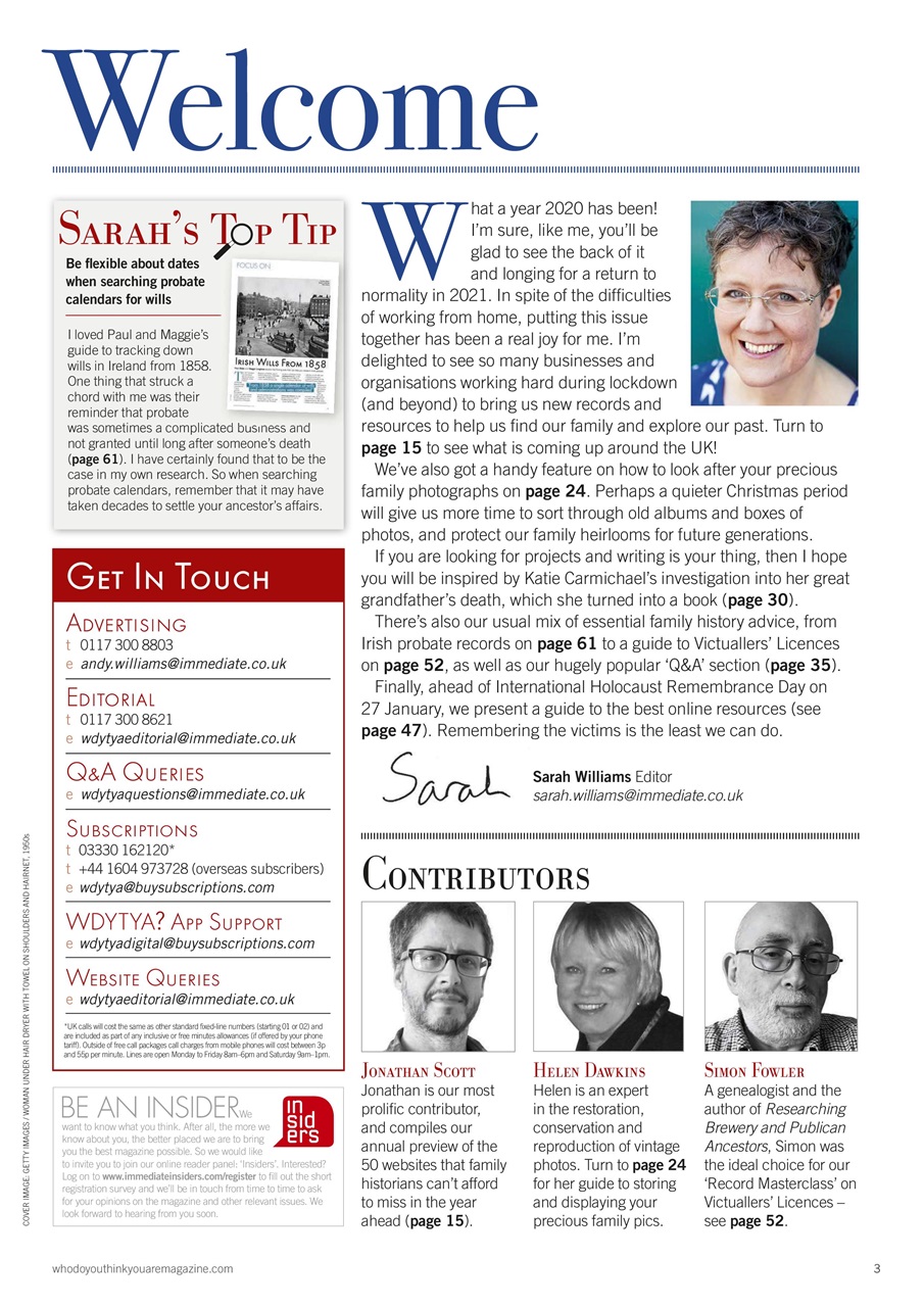 Who Do You Think You Are? Preview Pages