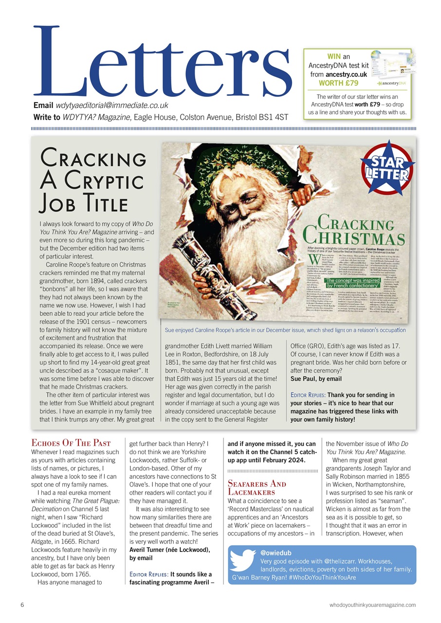 Who Do You Think You Are? Preview Pages