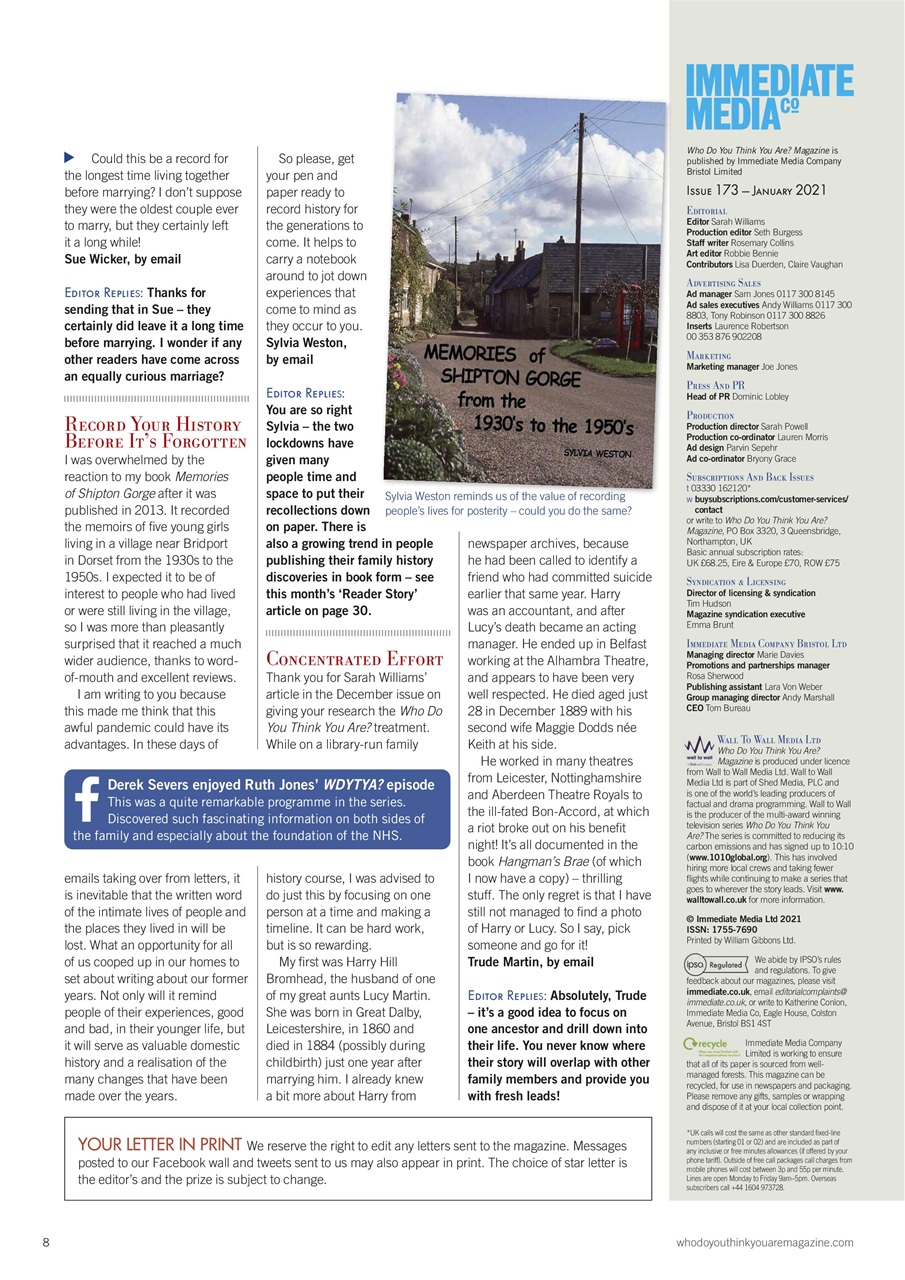 Who Do You Think You Are? Preview Pages