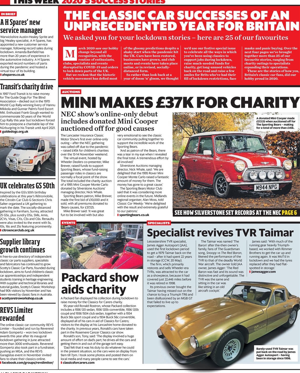 Classic Car Weekly Preview Pages
