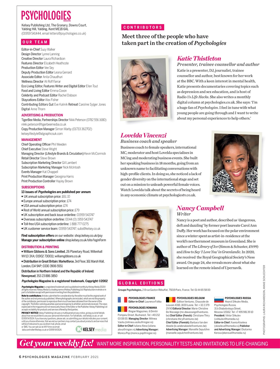 Psychologies Preview Pages