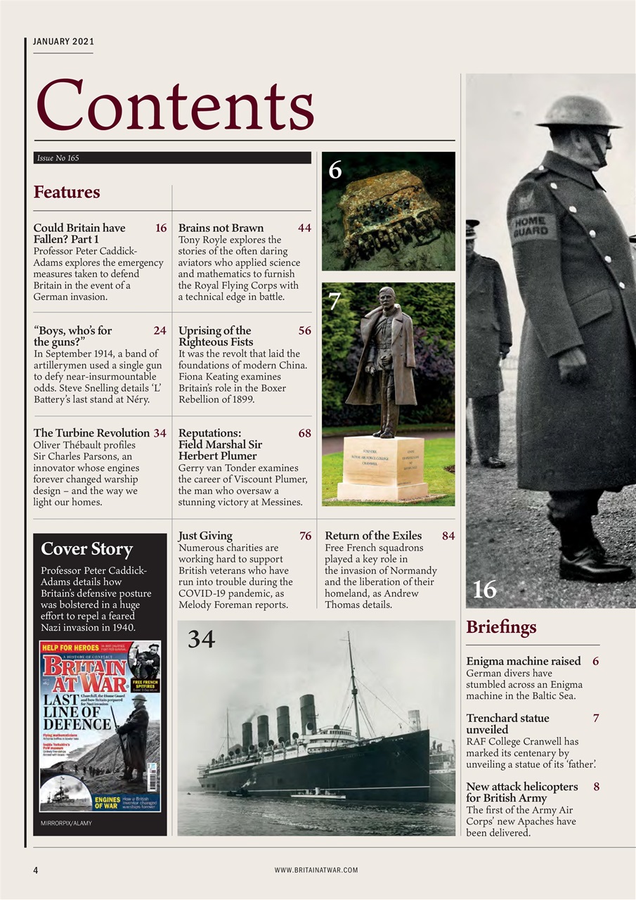Britain at War Magazine Preview Pages