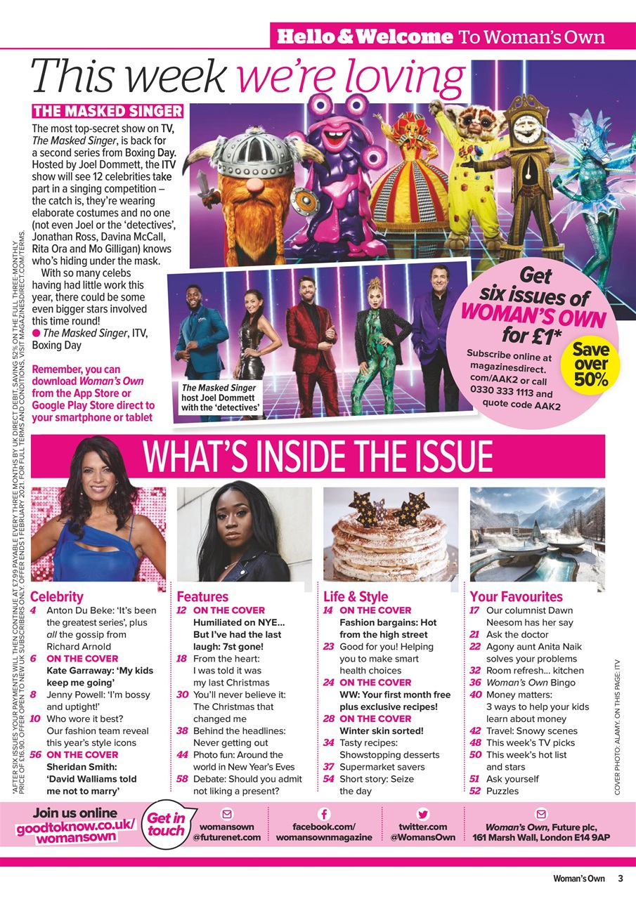 Woman's Own Preview Pages