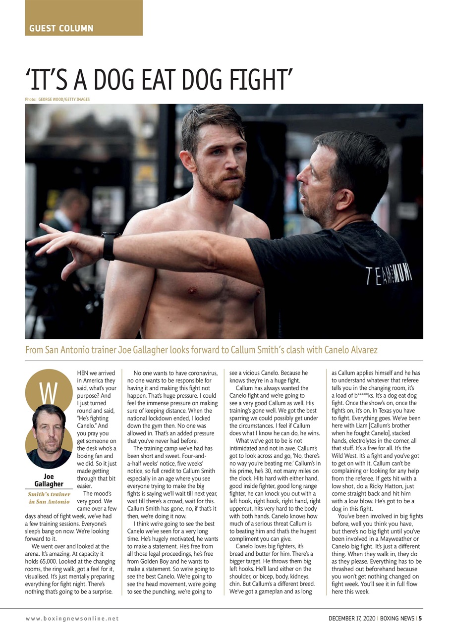 Boxing News Preview Pages