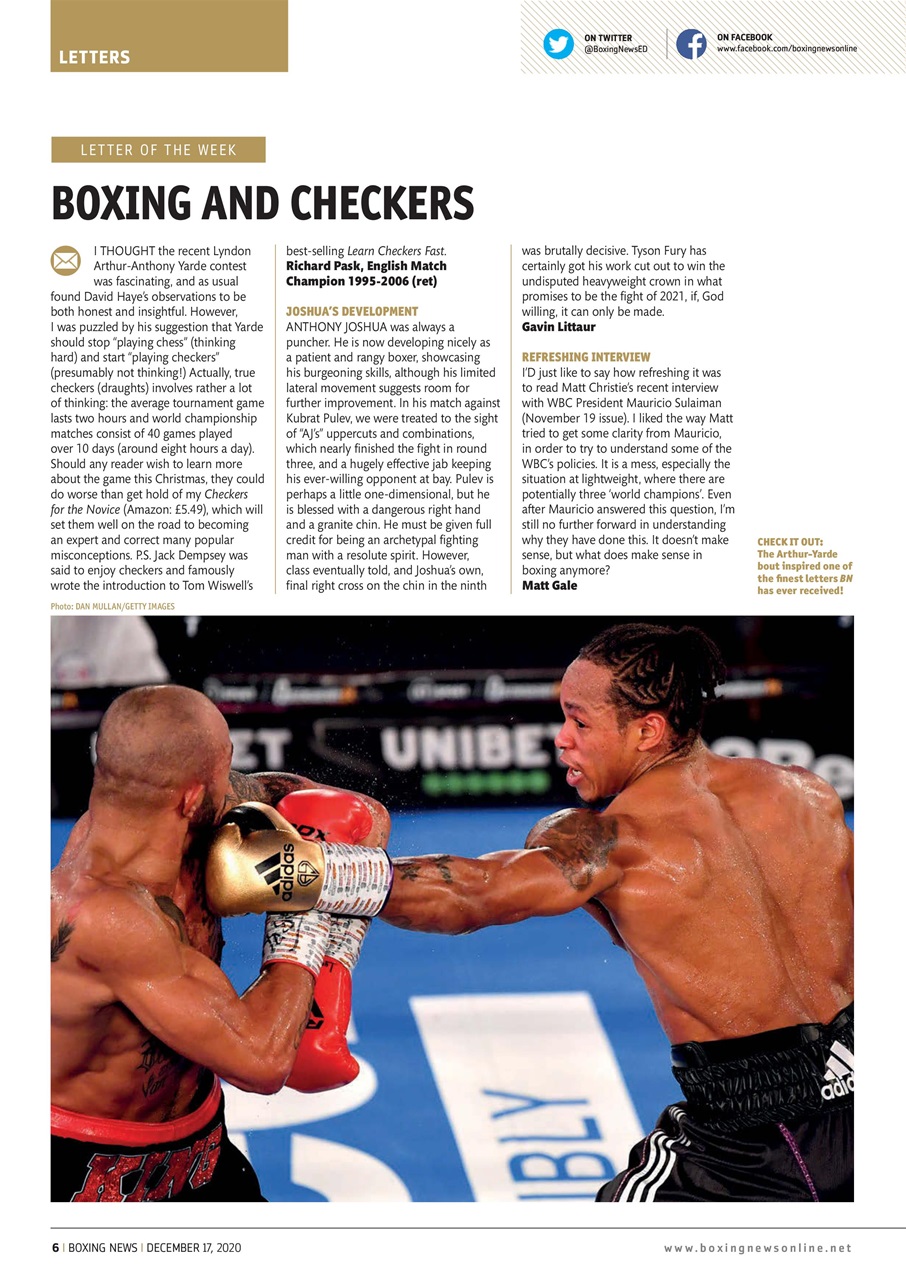 Boxing News Preview Pages