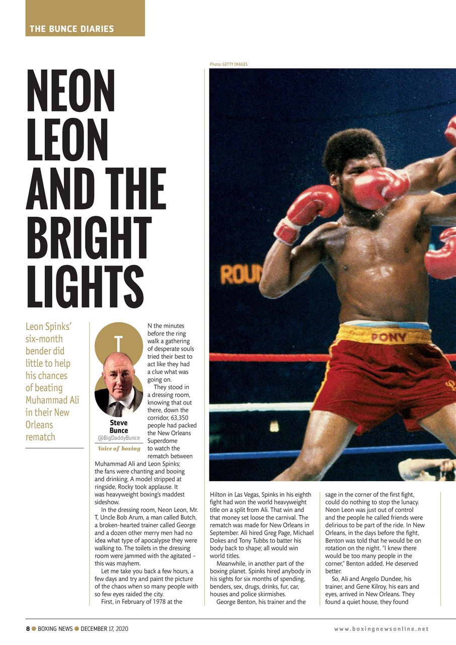 Boxing News Preview Pages