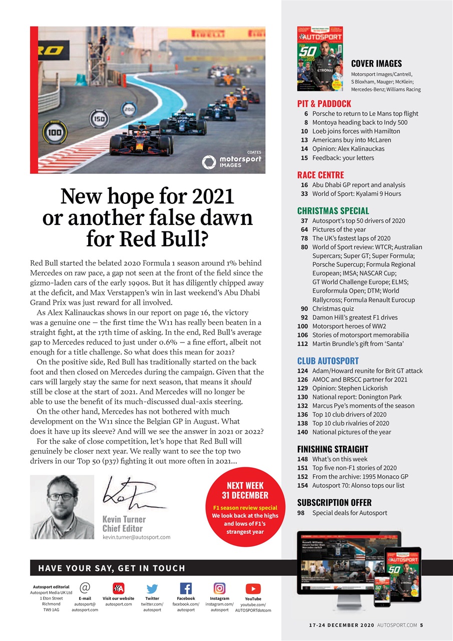 Autosport Preview Pages