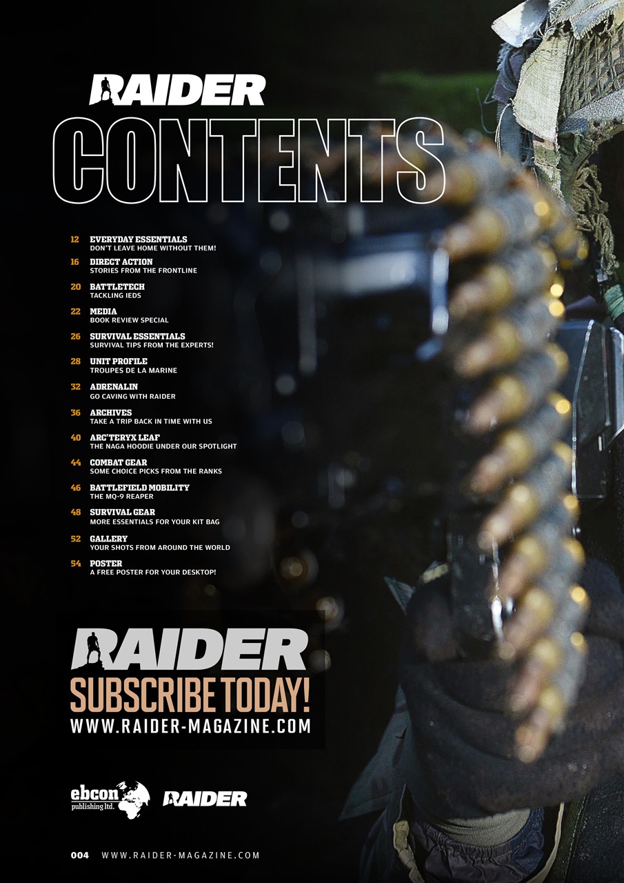 Raider Preview Pages