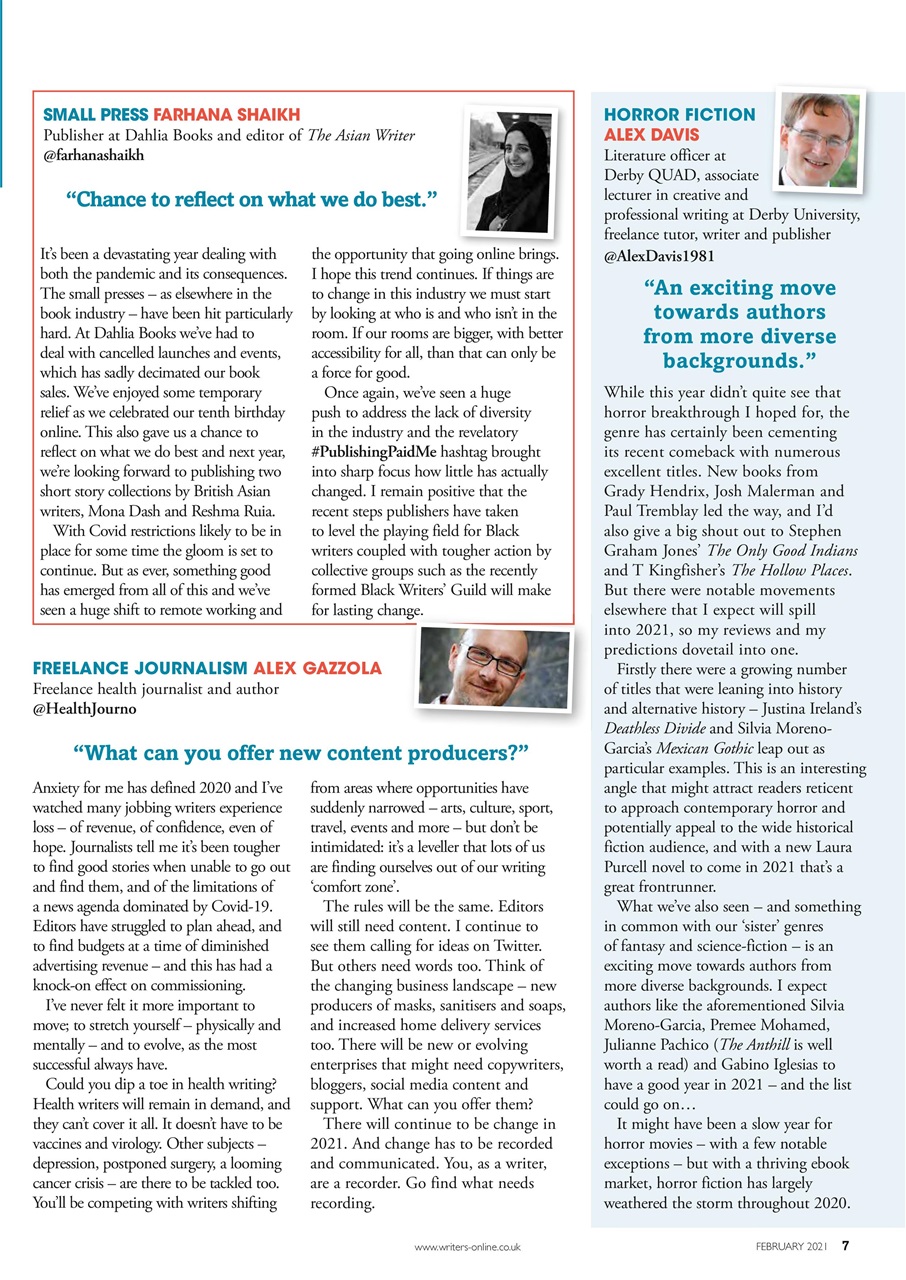 Writing Magazine Preview Pages