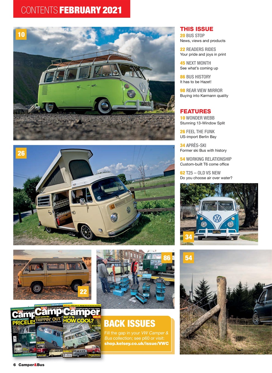 VW Camper Preview Pages