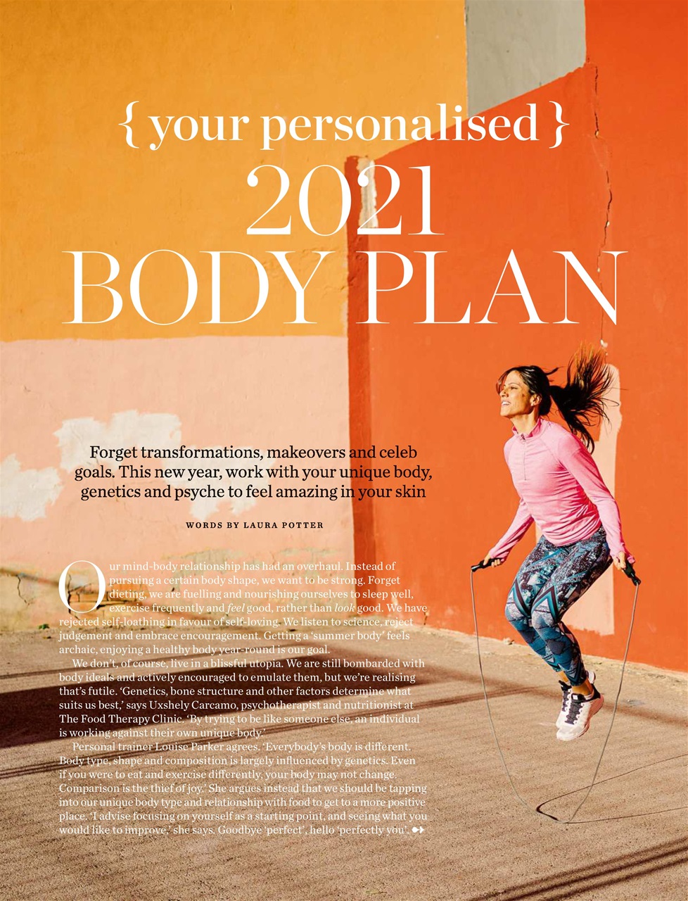 Healthy Magazine Preview Pages