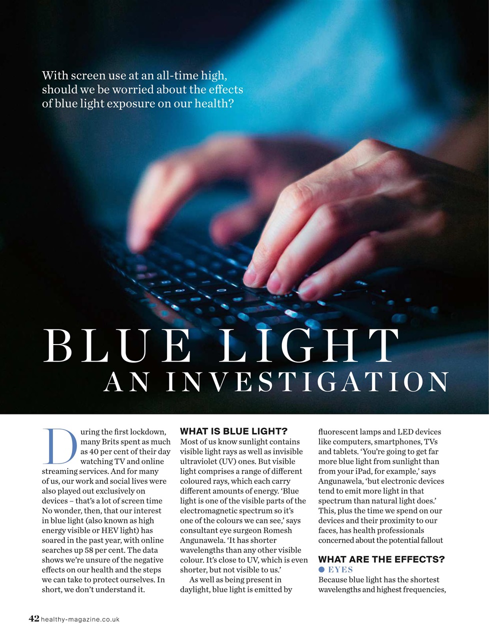 Healthy Magazine Preview Pages