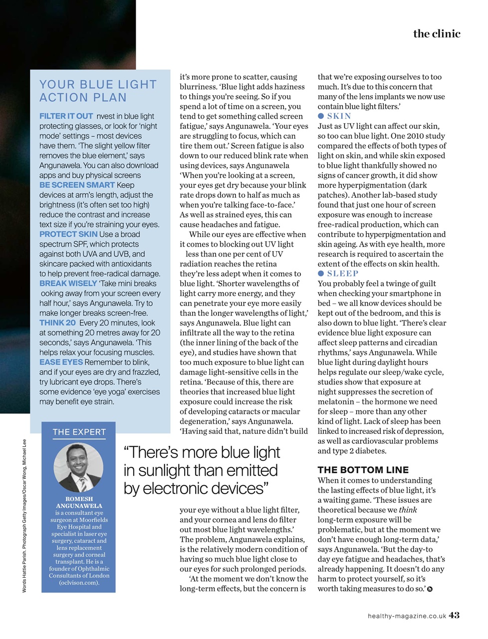 Healthy Magazine Preview Pages