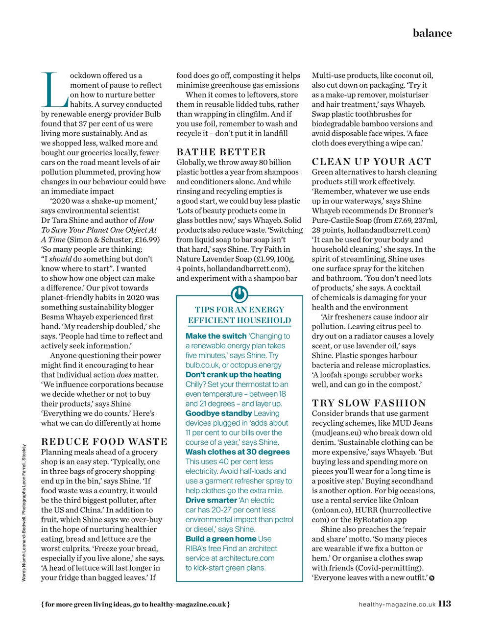 Healthy Magazine Preview Pages