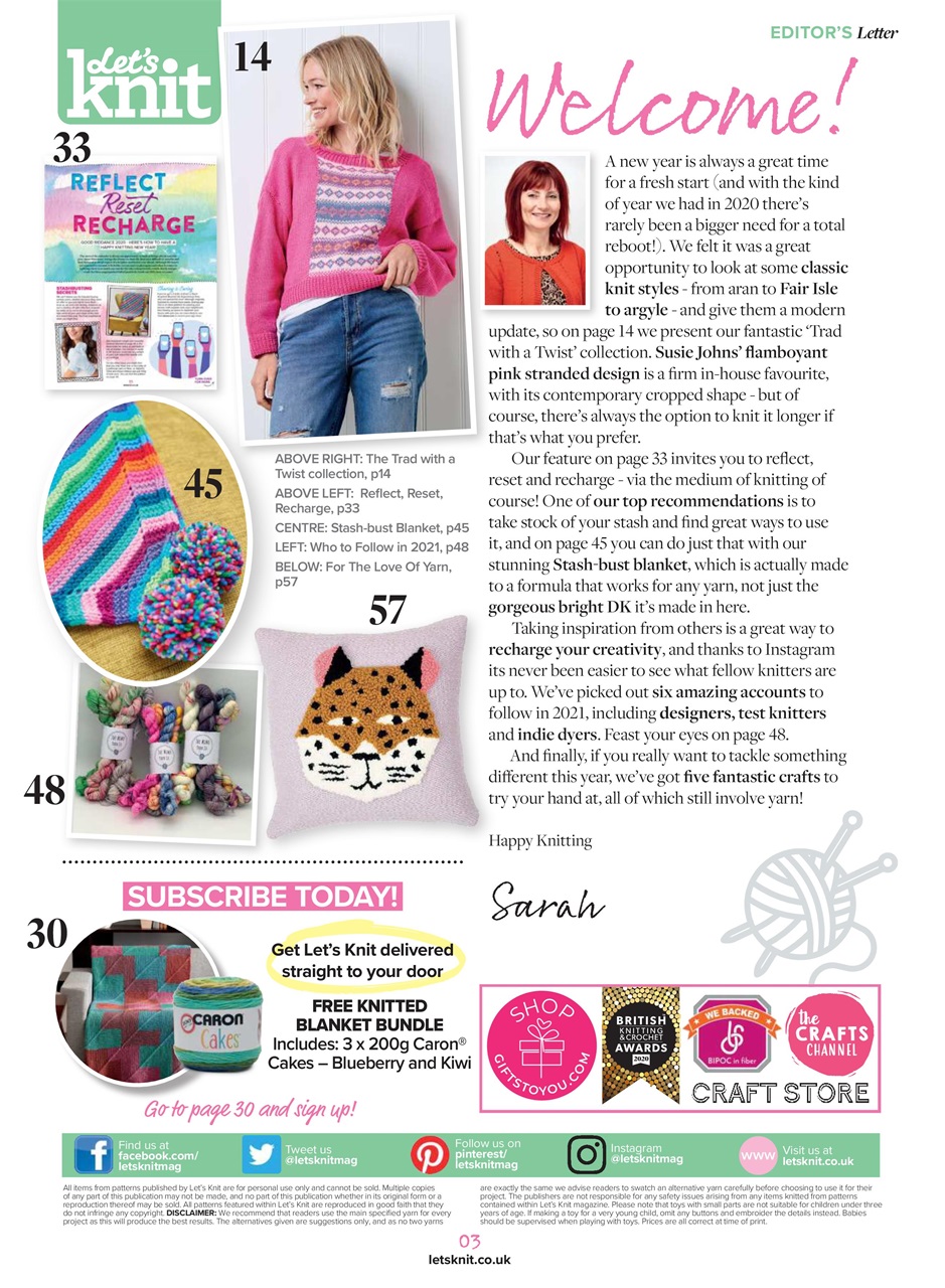 Let's Knit Preview Pages