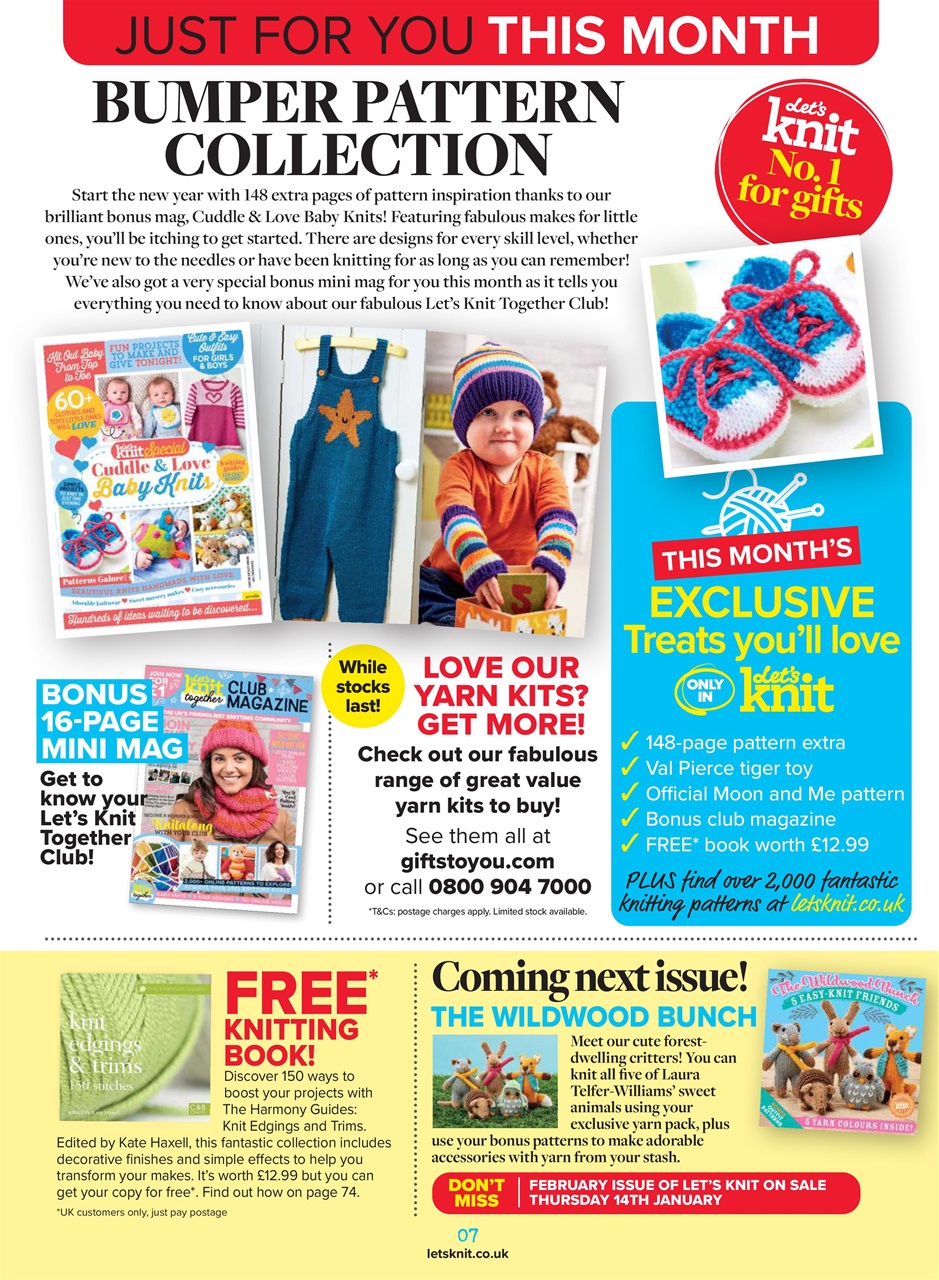 Let's Knit Preview Pages