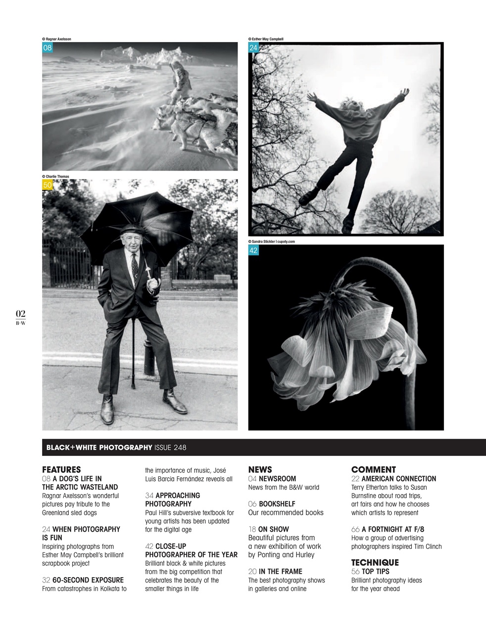 Black+White Photography Preview Pages