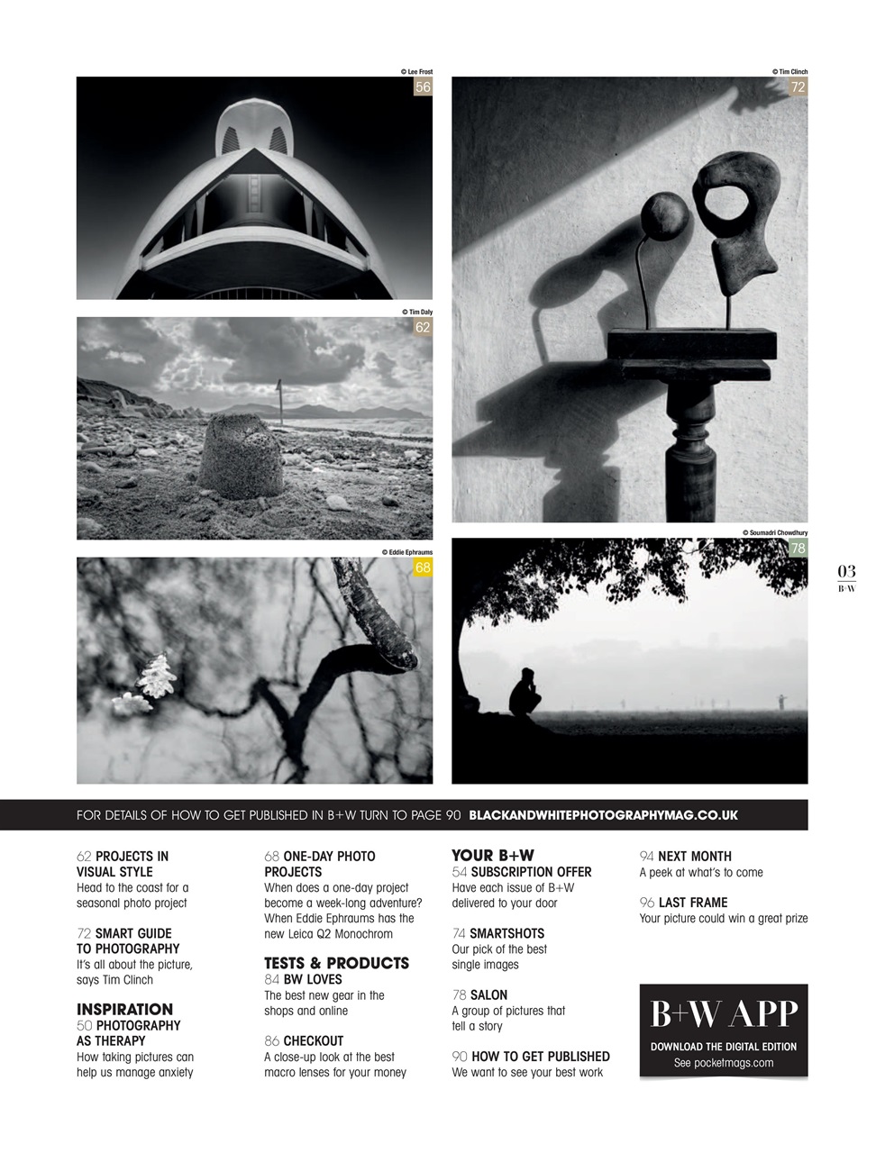 Black+White Photography Preview Pages