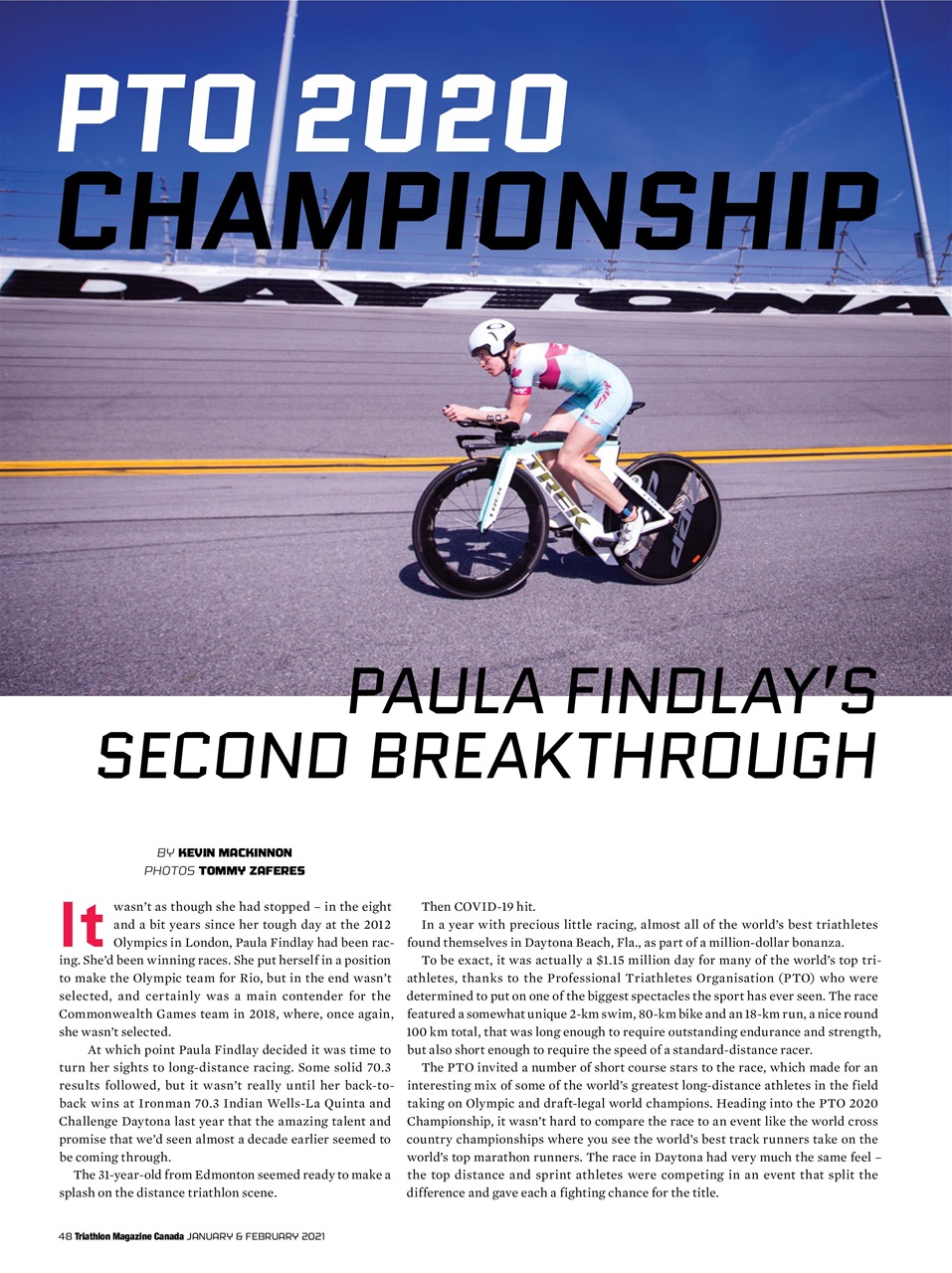 Triathlon Magazine Canada Preview Pages