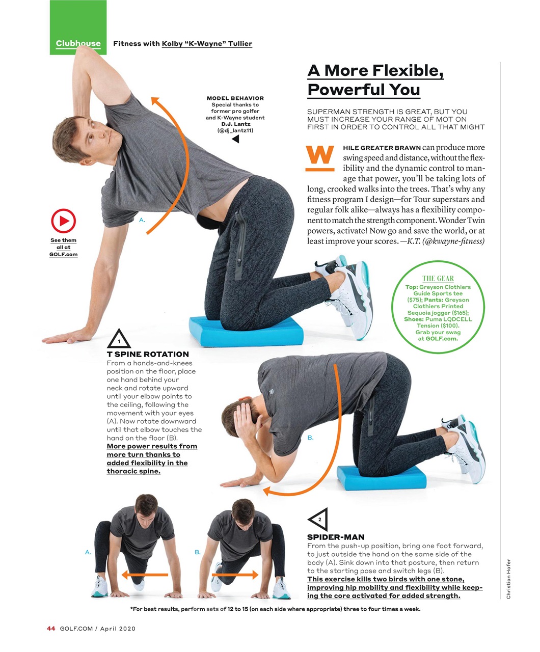 Golf Magazine Preview Pages