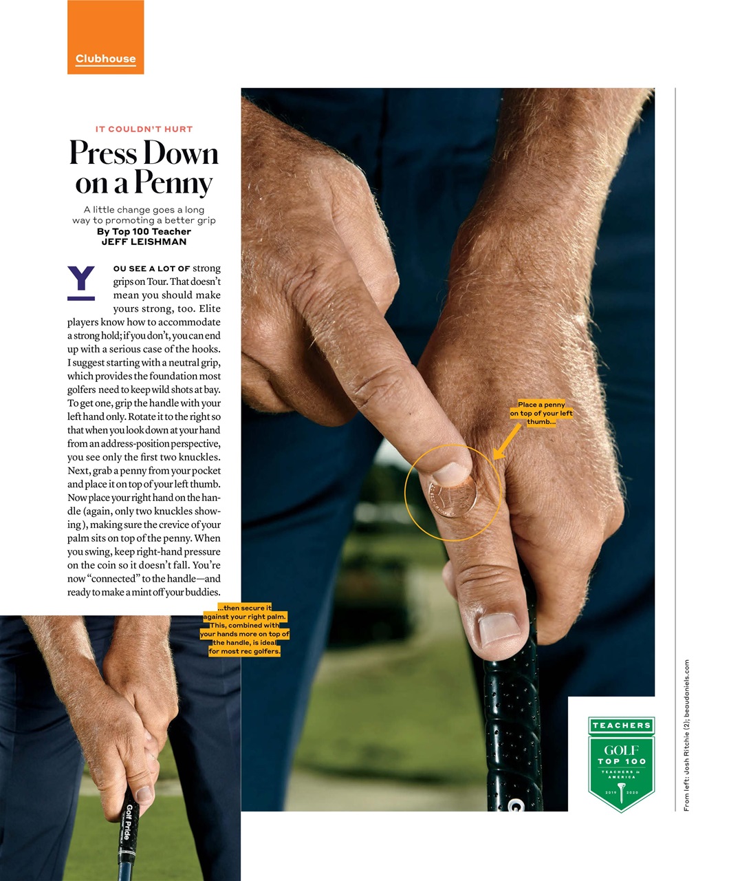 Golf Magazine Preview Pages
