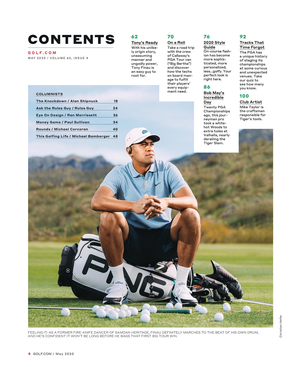 Golf Magazine Preview Pages