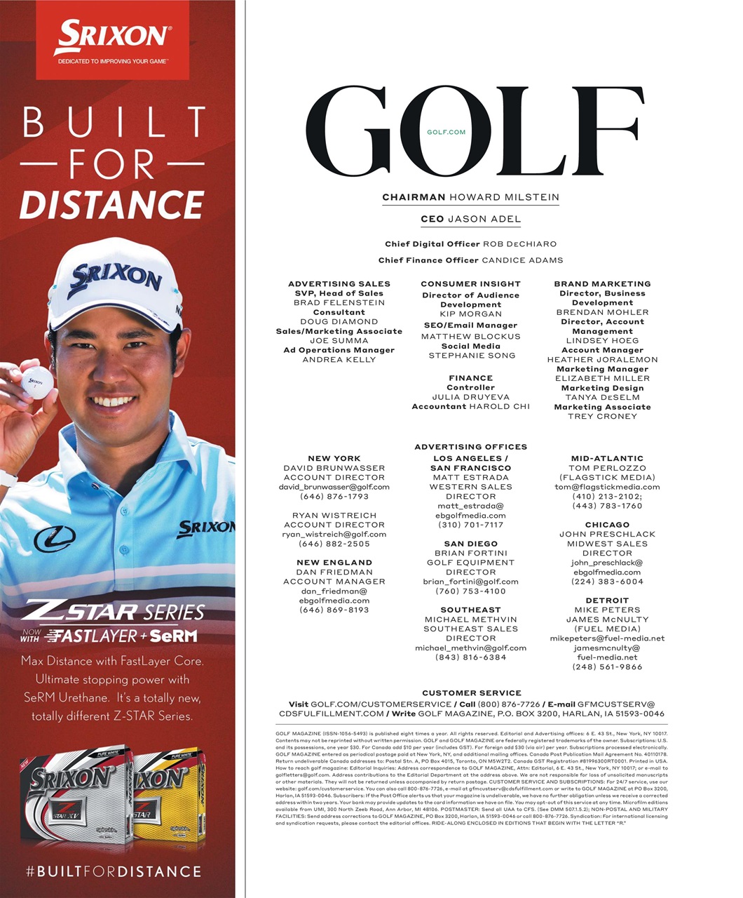 Golf Magazine Preview Pages