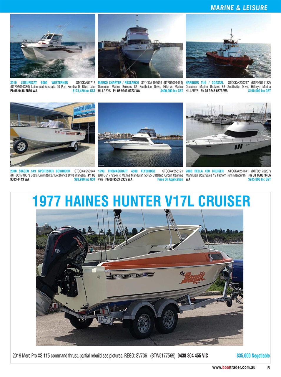 Boat Trader Australia Preview Pages