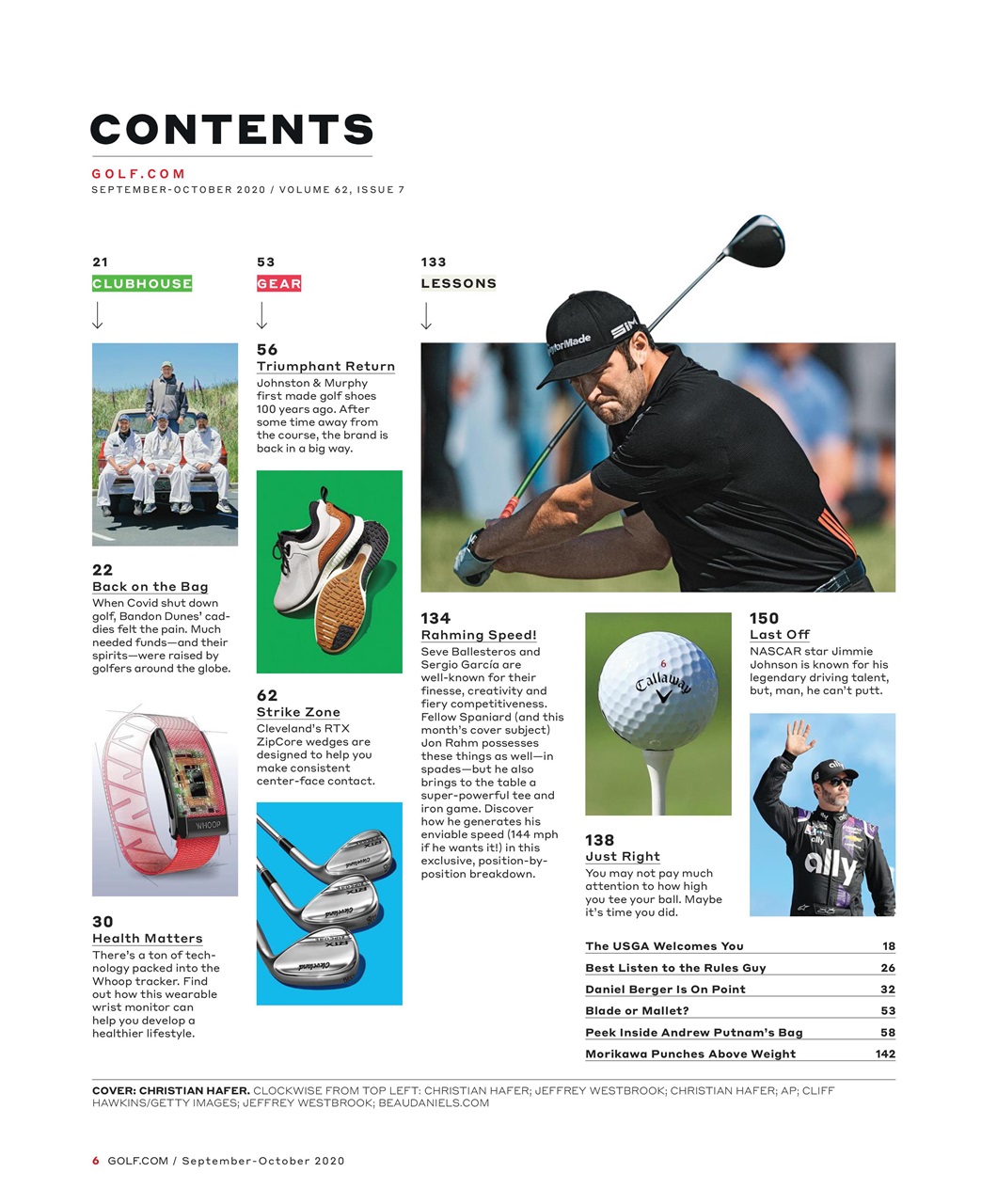 Golf Magazine Preview Pages