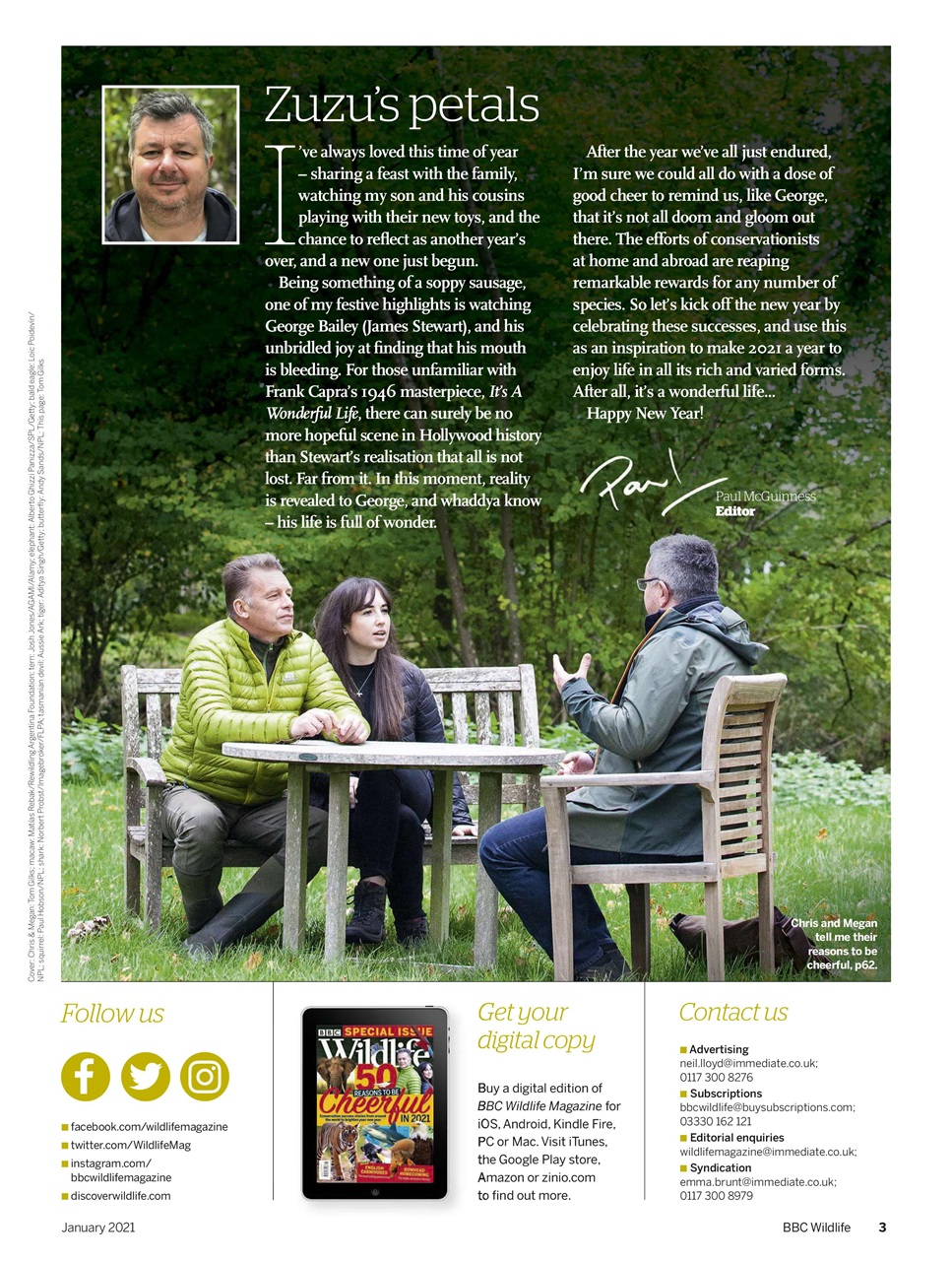 BBC Wildlife Magazine Preview Pages