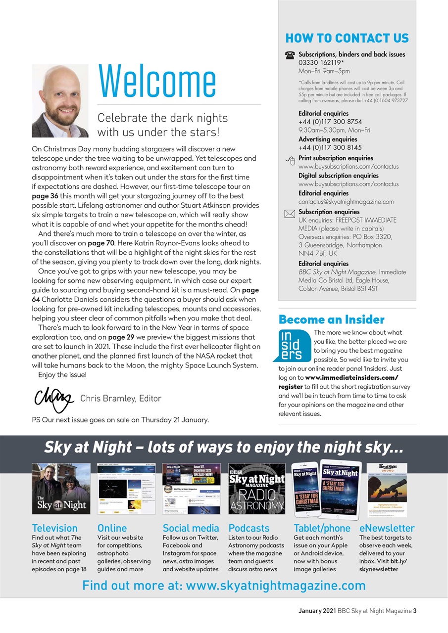 BBC Sky at Night Magazine Preview Pages