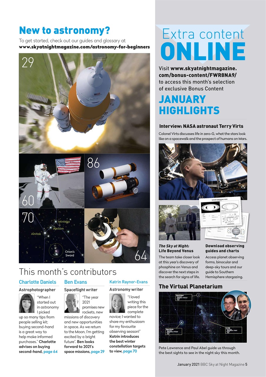 BBC Sky at Night Magazine Preview Pages