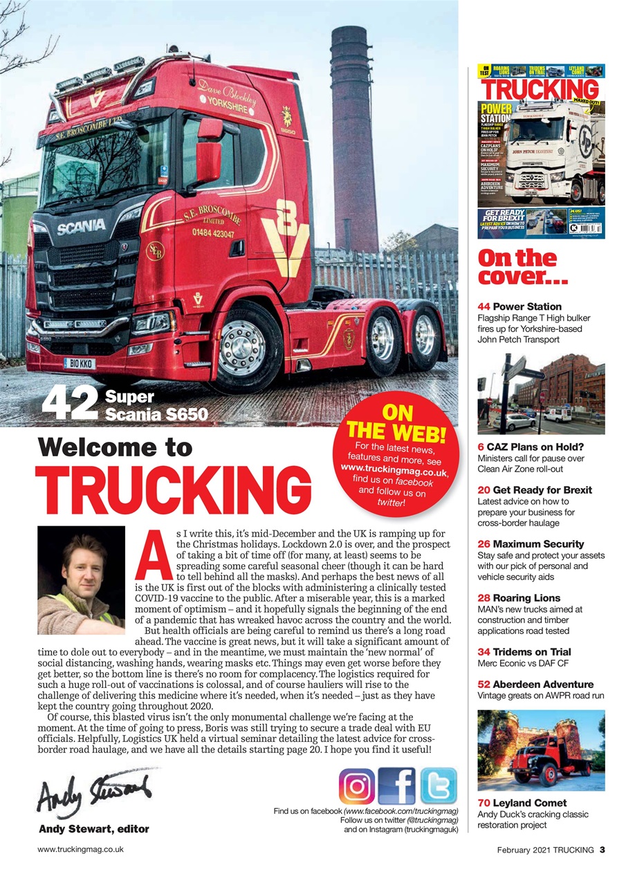 Trucking Magazine Preview Pages