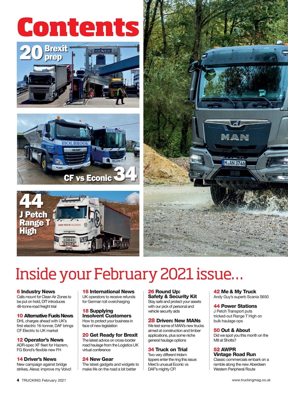 Trucking Magazine Preview Pages