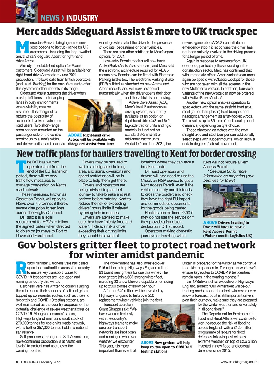 Trucking Magazine Preview Pages