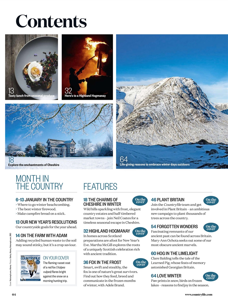BBC Countryfile Magazine Preview Pages