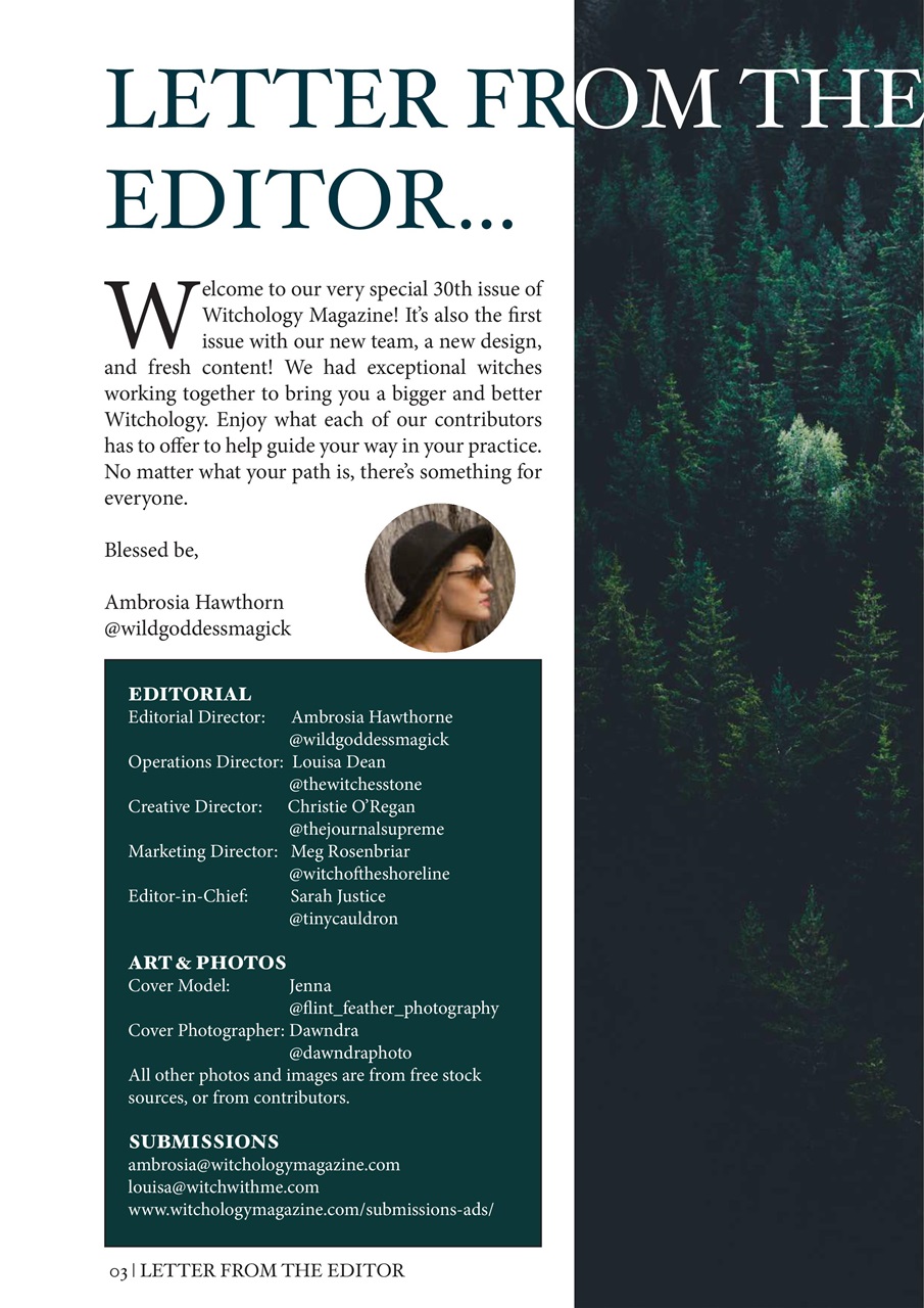Witchology Magazine Preview Pages