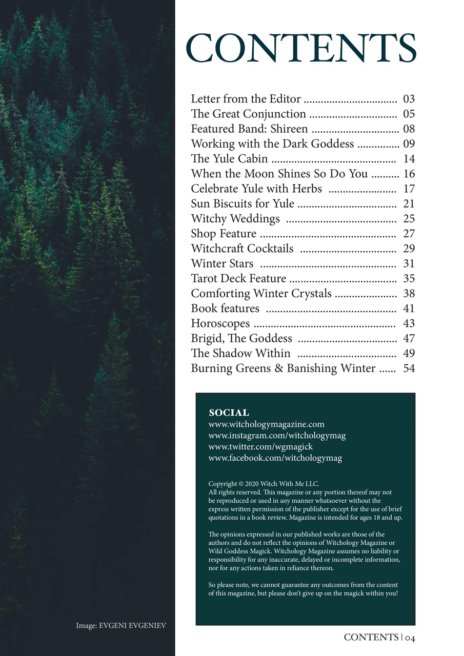 Witchology Magazine Preview Pages