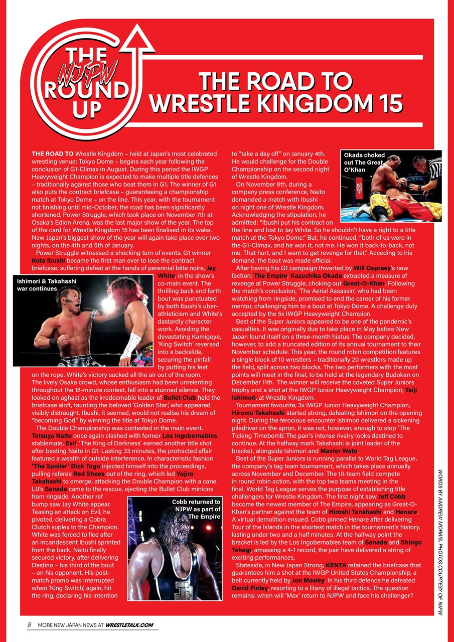 Wrestletalk Magazine Preview Pages