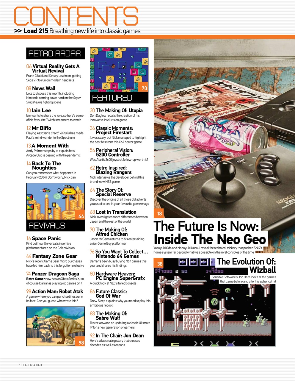 Retro Gamer Preview Pages